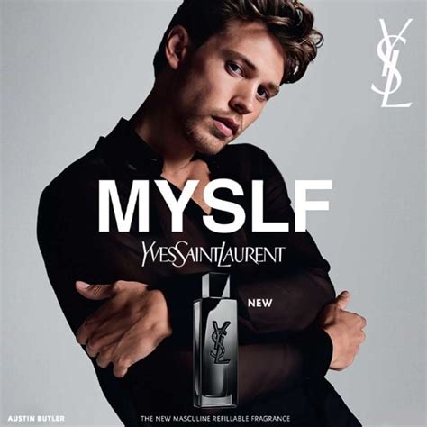 Pubblicità profumo MYSLF di YSL uomo 